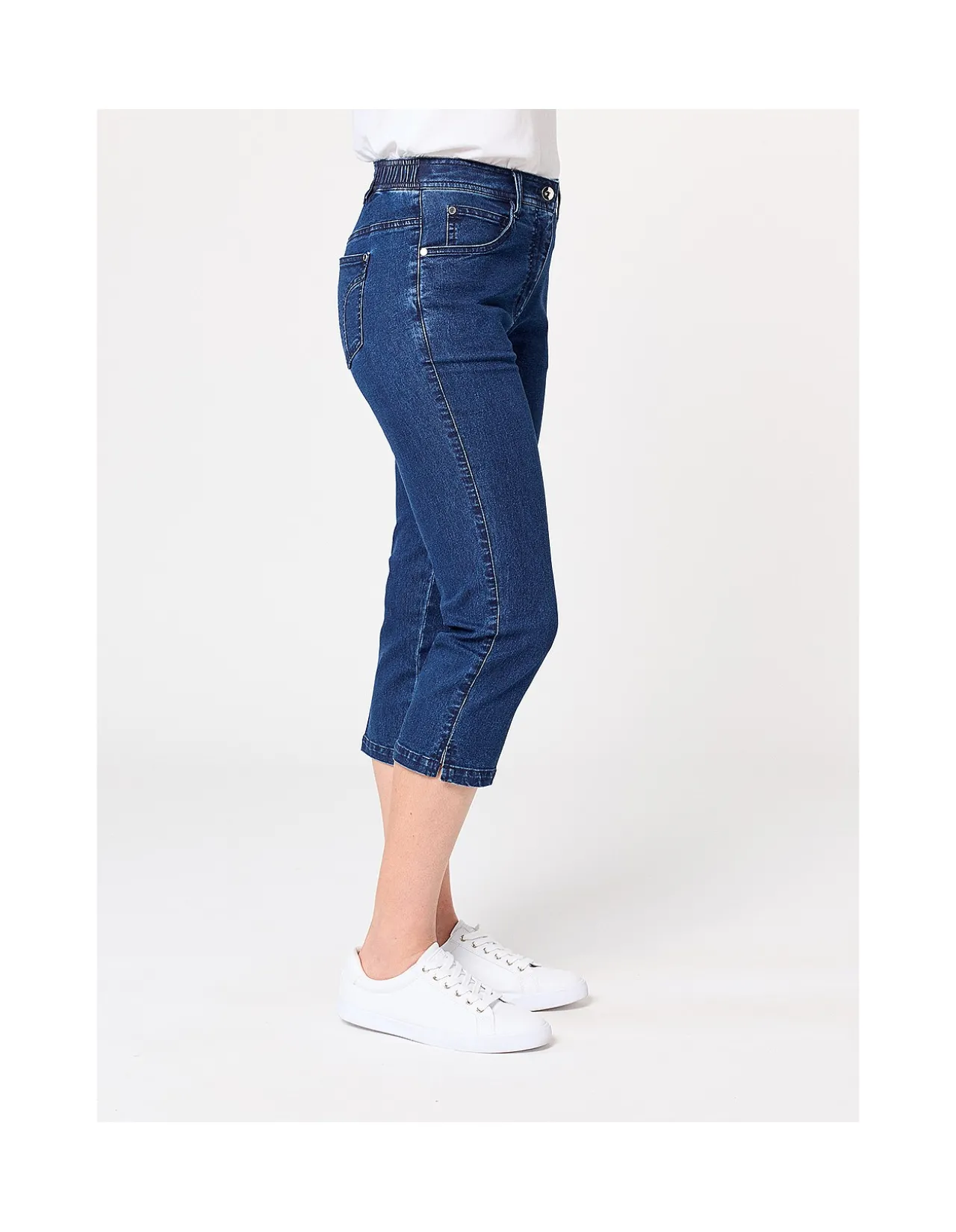 INTENSE DENIM 3/4 PANT