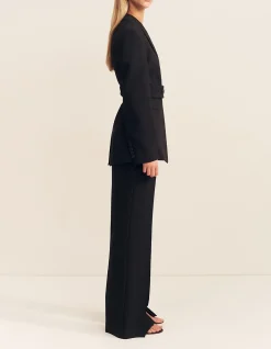 Irena Hourglass Single Breasted Blazer With Belt