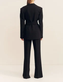 Irena Hourglass Single Breasted Blazer With Belt