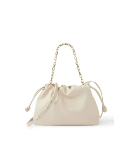 Iriis Soft Chain Strap Leather Clutch