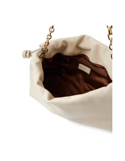 Iriis Soft Chain Strap Leather Clutch