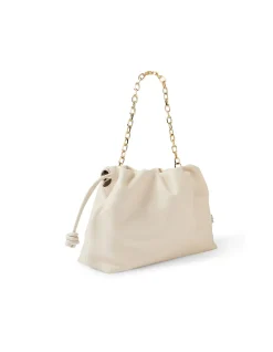 Iriis Soft Chain Strap Leather Clutch