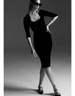IRIS DRESS 3/4 SLEEVE