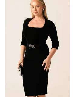 IRIS DRESS 3/4 SLEEVE