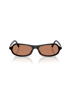 Irregular BLACK BROWN Sunglasses