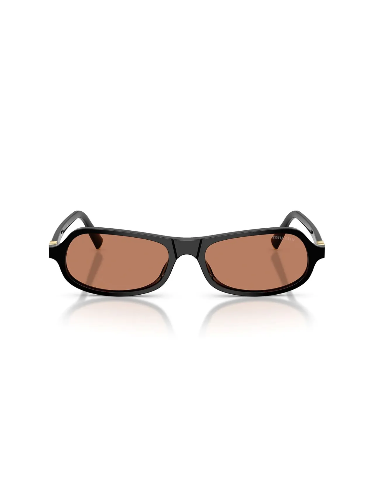 Irregular BLACK BROWN Sunglasses