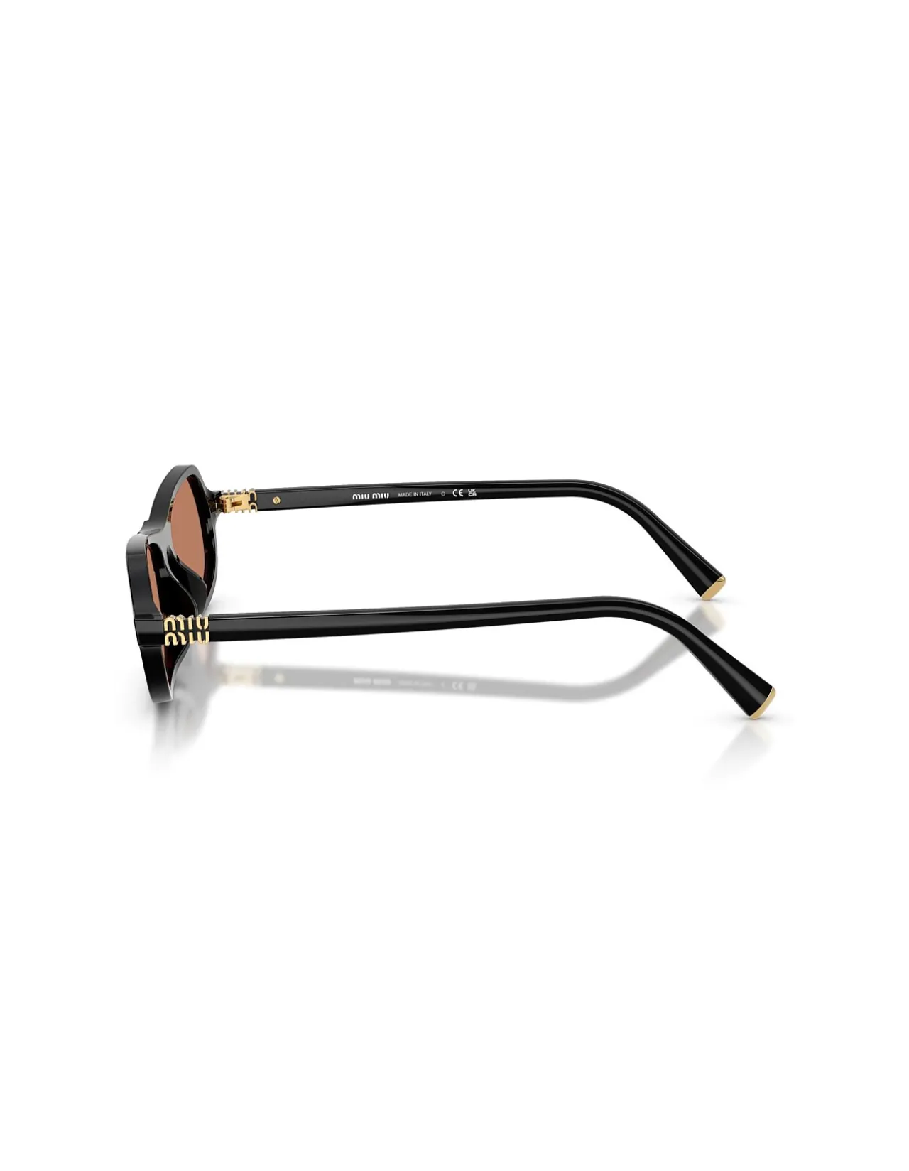 Irregular BLACK BROWN Sunglasses