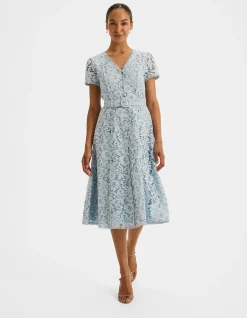 ISADORA LACE SHIRT DRESS