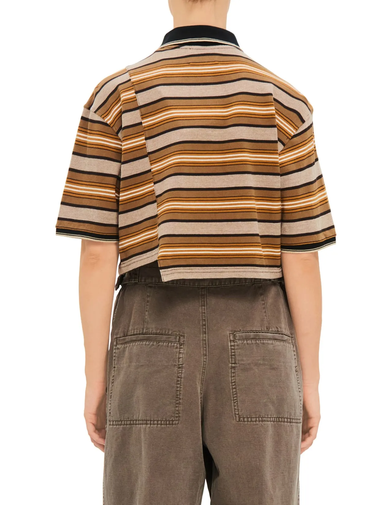 ISALYNE CROPPED SS POLO SHIRT