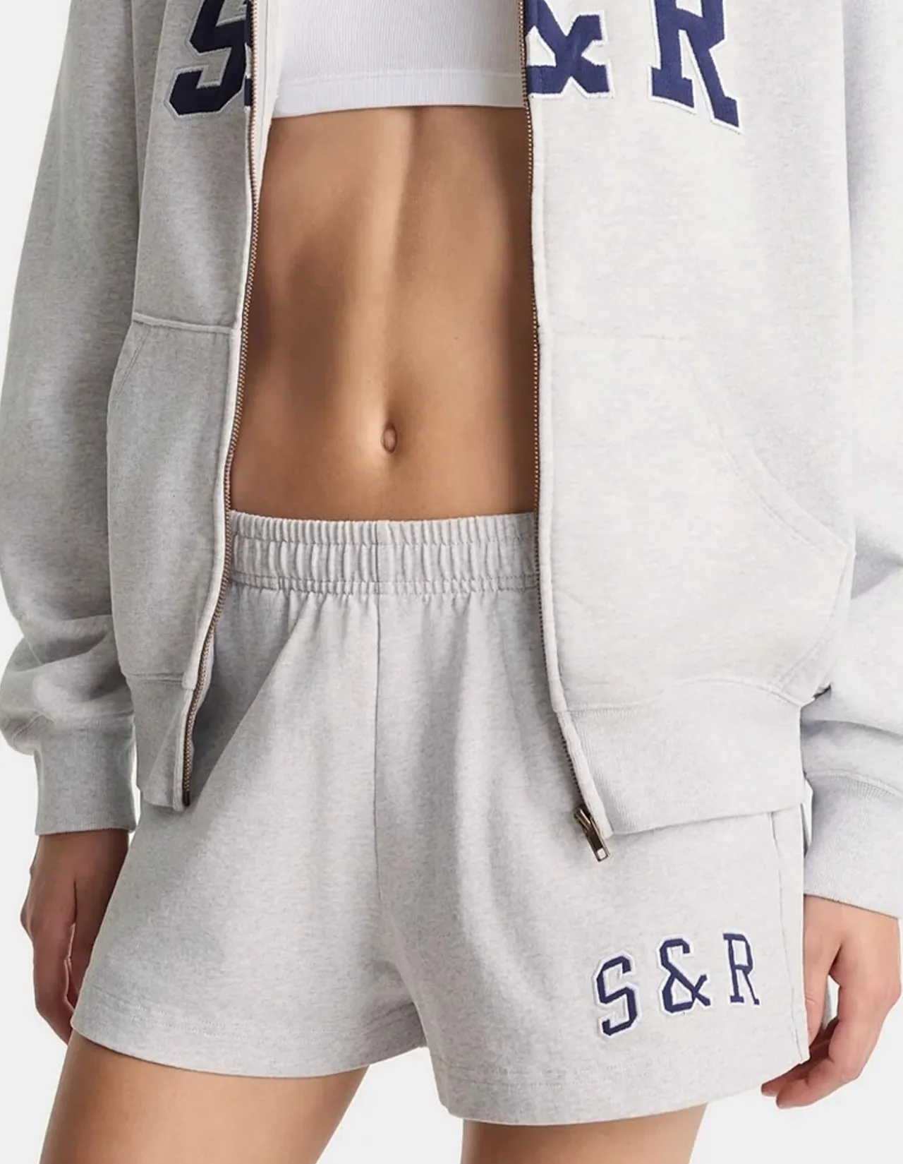 Ivy Disco Elastic Waistband Sweat Shorts