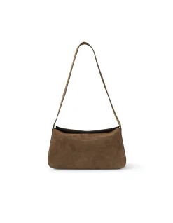 IZLEY Moss Suede Shoulder Bag