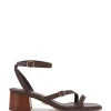 IZZI Ebony Leather Block Heel