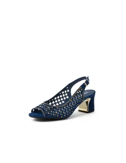 JACKEY DJ NAVY GOLD SUEDE JEWELS