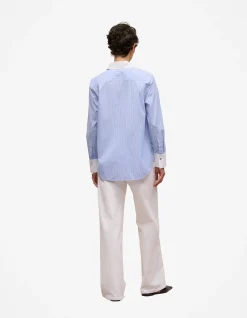 Jacquard Stripe Contrast Shirt
