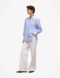 Jacquard Stripe Contrast Shirt