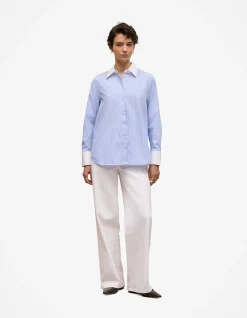 Jacquard Stripe Contrast Shirt