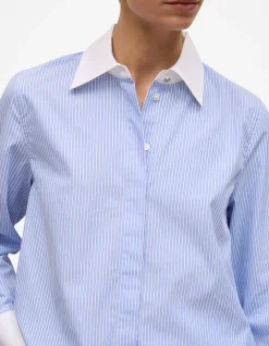Jacquard Stripe Contrast Shirt