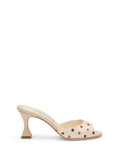 JADARON SILK MULE HEEL 70