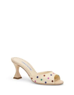 JADARON SILK MULE HEEL 70