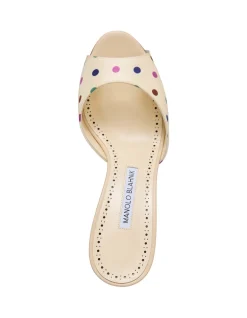 JADARON SILK MULE HEEL 70