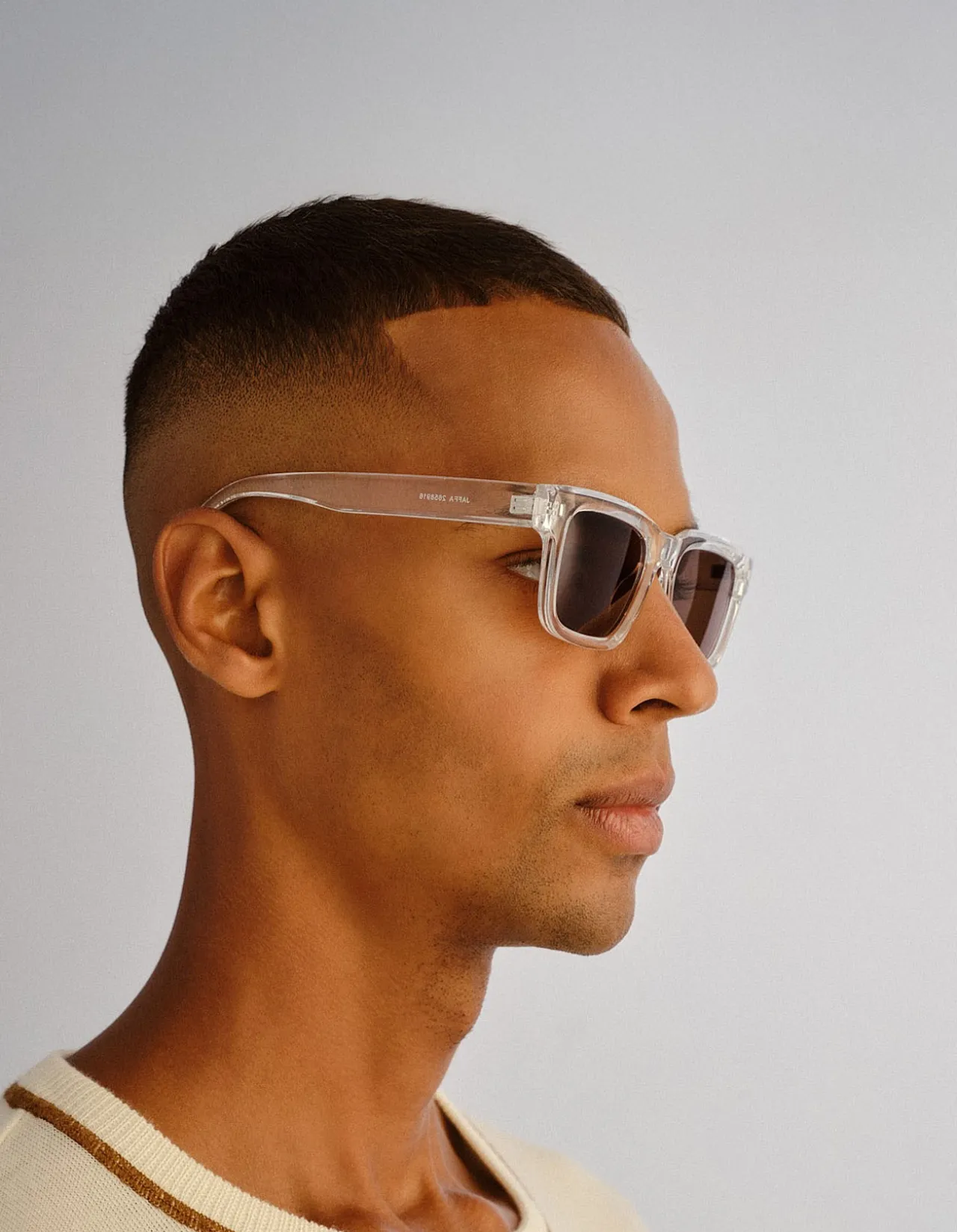 JAFFA CLEAR D-FRAME SUNGLASSES