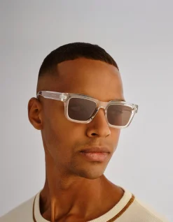 JAFFA CLEAR D-FRAME SUNGLASSES