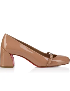 JANE NINA PUMP 55MM PATENT LINING BLUSH