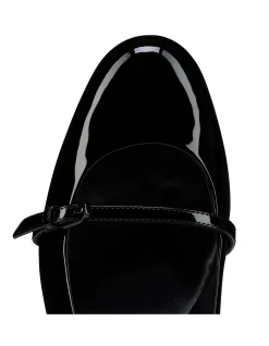 JANE NINA PUMP 55MM PATENT LINING BLACK