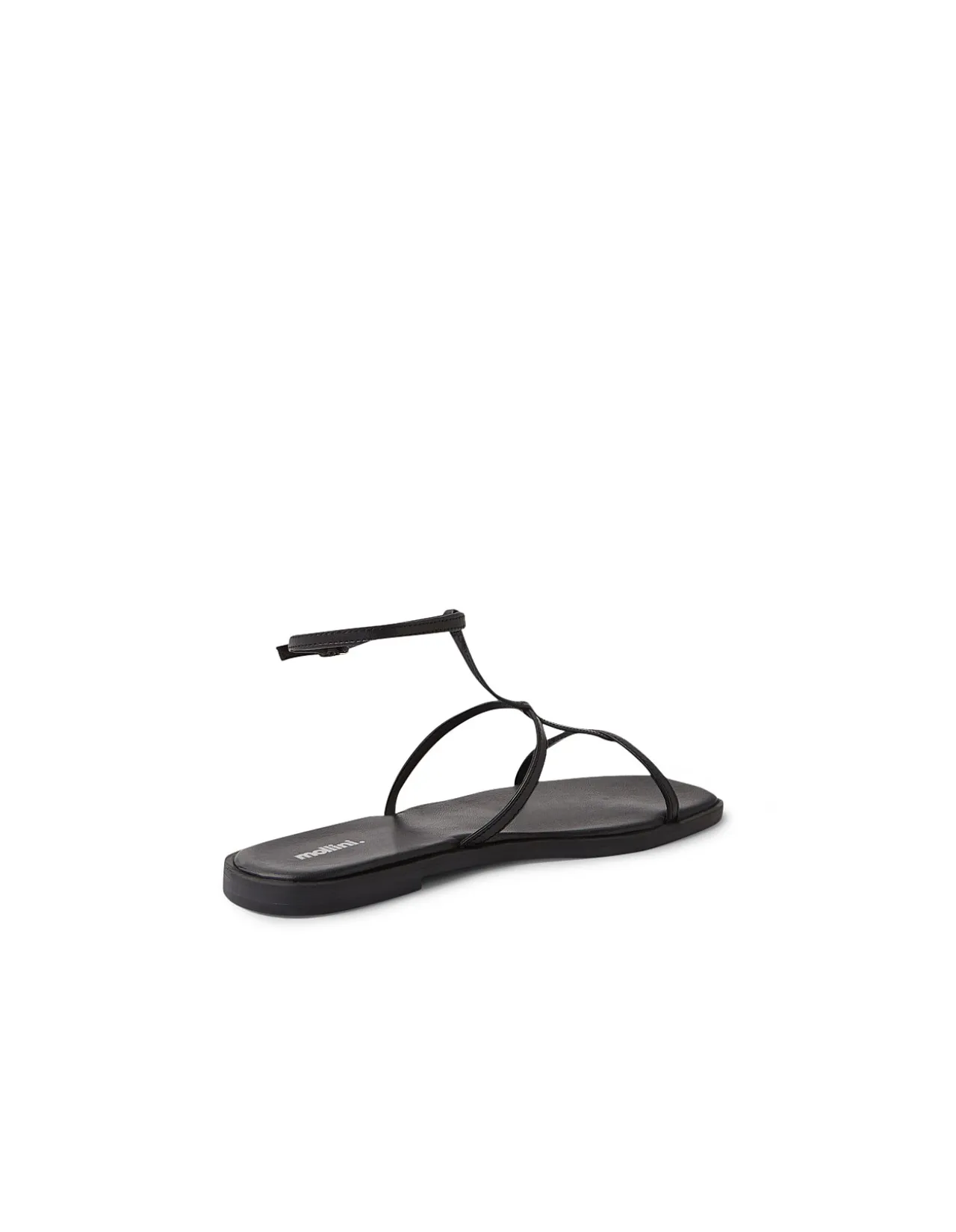JAYLEN MO Strappy Leather Flat Sandals