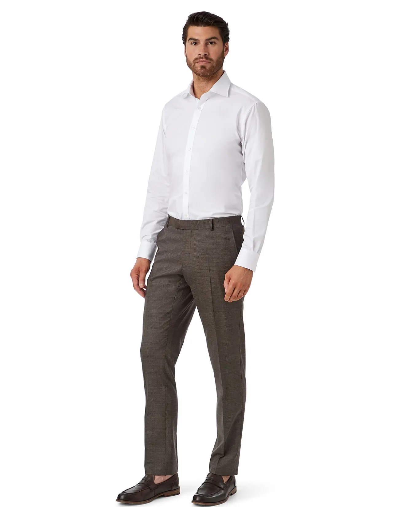JB CHOC STRETCH SUIT TROUSER