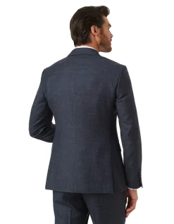 JB TEXTURED NOTCH LAPEL SUIT JACKET