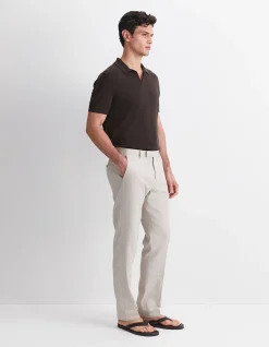 JEFFREY LINEN BLEND SUIT PANT