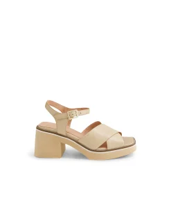 Jemi Cross Strap Block Heel Sandals
