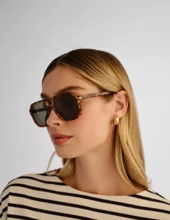 JENSEN TORT AVIATOR SUNGLASSES