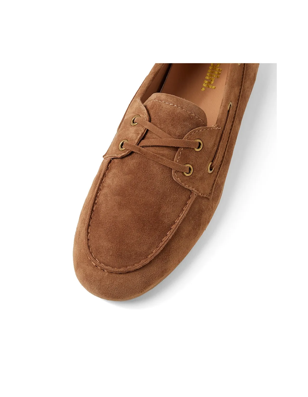 Jerae Suede Moccasin Lace Up Loafers