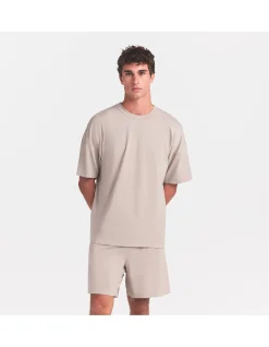 JERSEY LOUNGE COTTON BLEND RELAXED TSHIRT