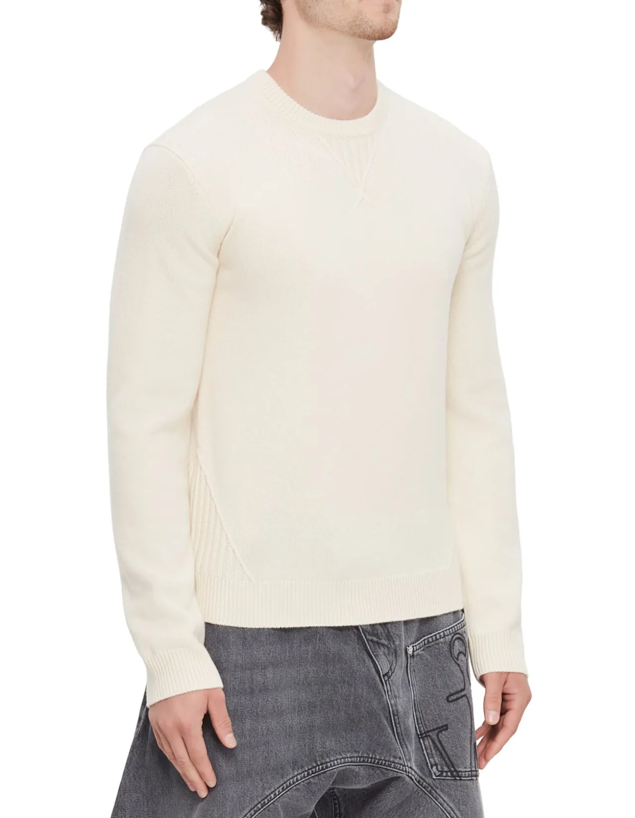 JERSEY DETAIL JUMPER