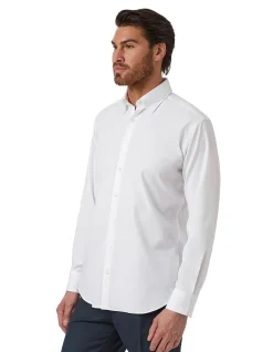 JERVIS WHITE OXFORD COTTON SHIRT
