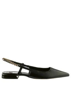 Jessica Patent Leather Slingback Flat