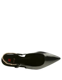 Jessica Patent Leather Slingback Flat