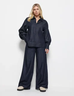Jess Wide Leg Tencel Denim Jean