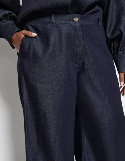 Jess Wide Leg Tencel Denim Jean