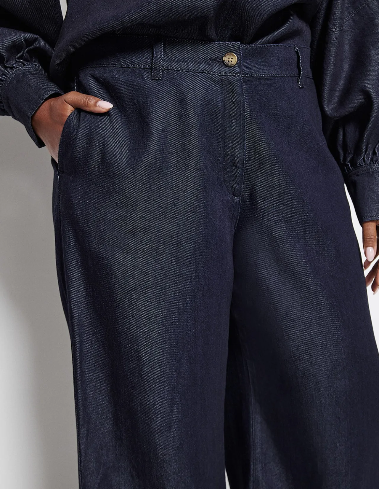 Jess Wide Leg Tencel Denim Jean
