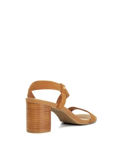 JESTERED HEELED SANDAL