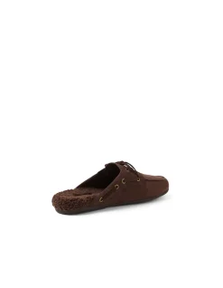 Joopita Faux Shearling Lined Suede Slides