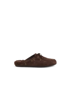 Joopita Faux Shearling Lined Suede Slides