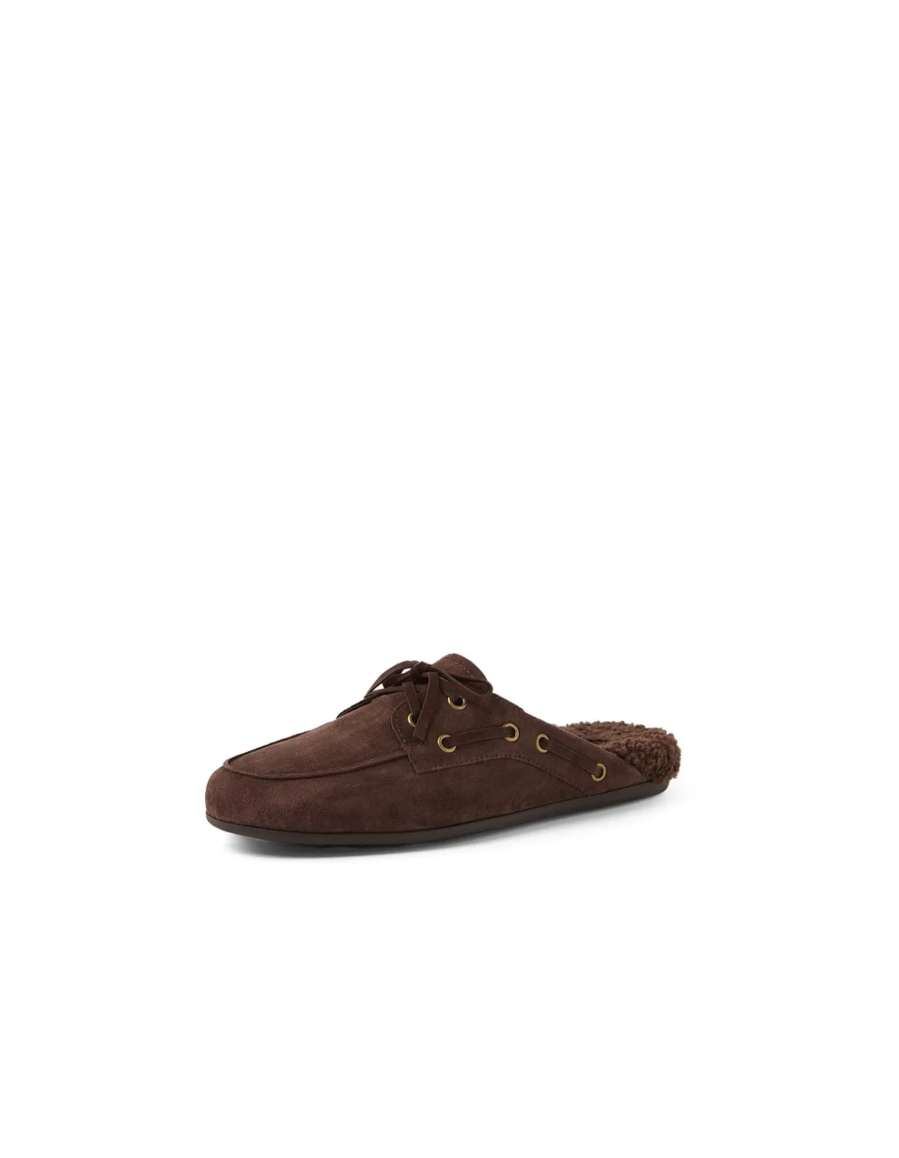 Joopita Faux Shearling Lined Suede Slides