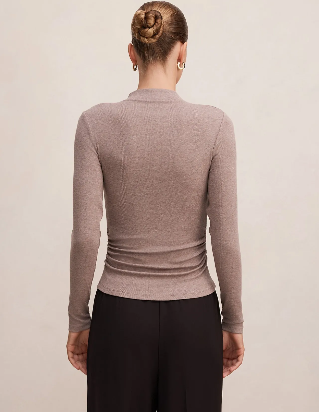 JOSETTE MOCK NECK LONG SLEEVES TOP