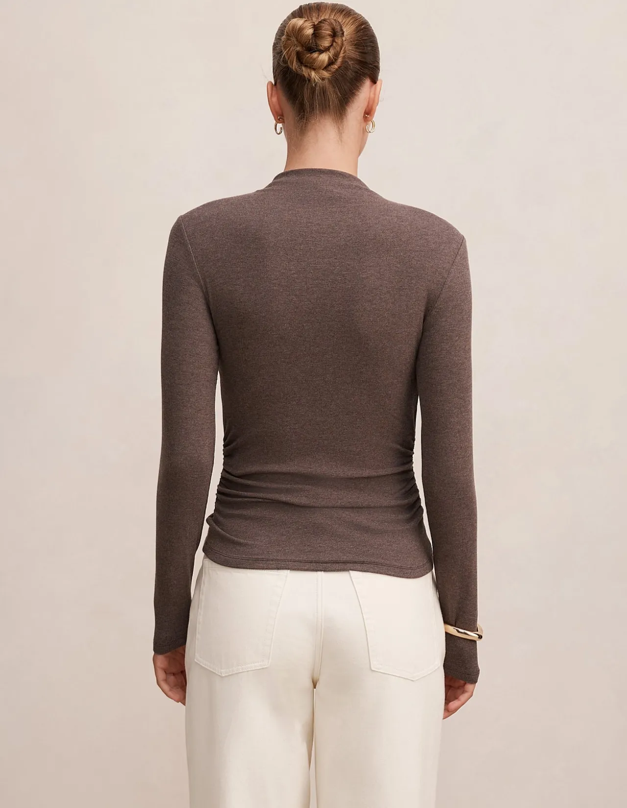 JOSETTE MOCK NECK LONG SLEEVES TOP