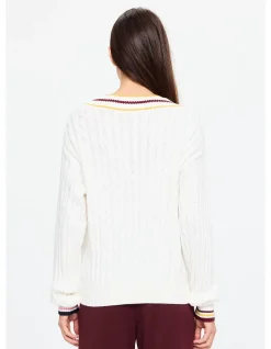 Josette V Neck Knit Sweater